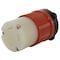 Ac Works Locking Connector, L7-30R, 30 A, 277V AC, Single Phase, 2 Pole, Orange ASL730R - alternate 1